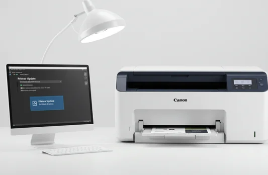 Printer head alignment in progress