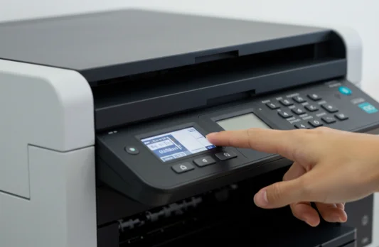 Laser printer error being diagnosed