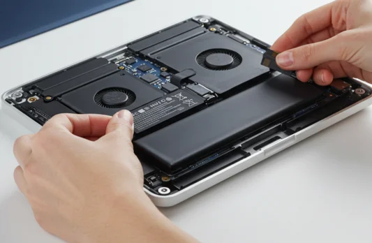 Replacing broken laptop body or casing