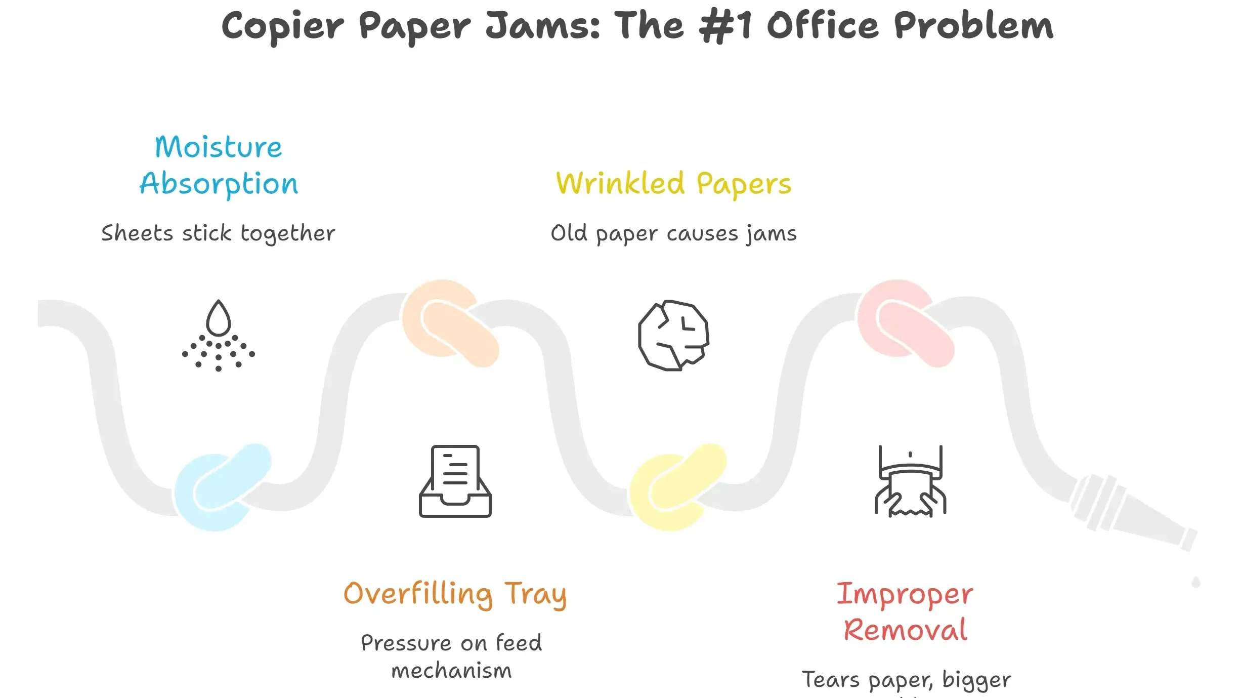 copier paper jam problem