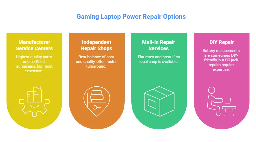 Get Gaming Laptop Power Repairs Done