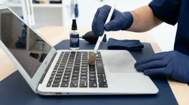 MacBook Keyboard Cleaning Service