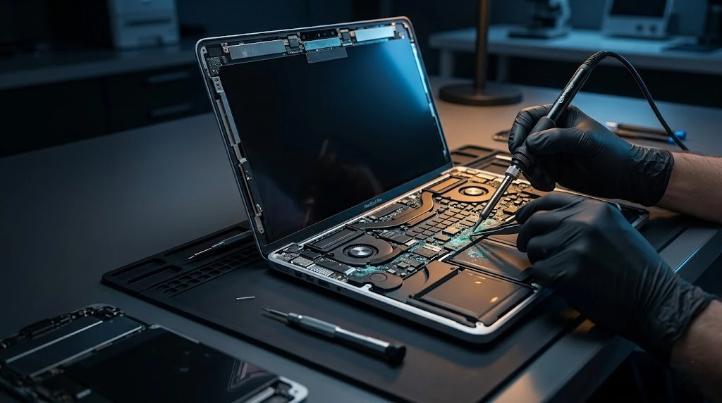 water damaged macbook fix