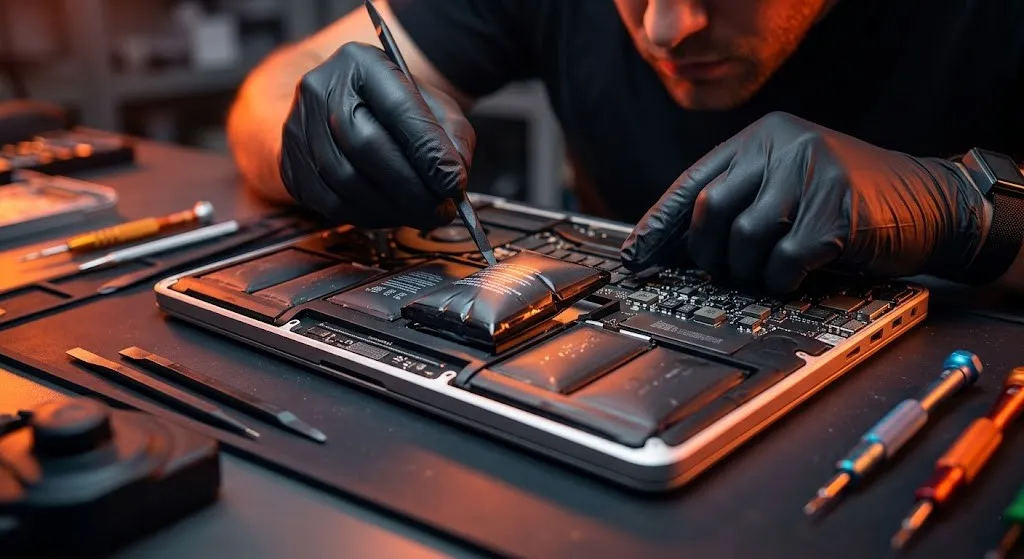 swollen battery repair