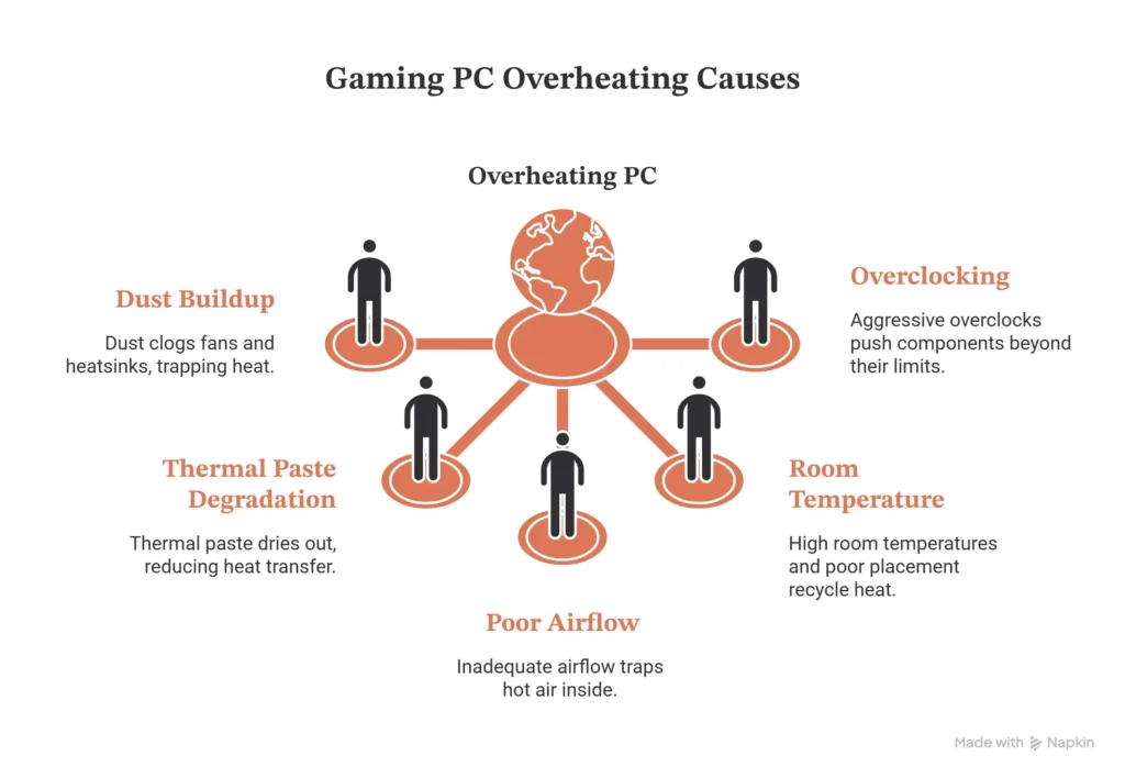 Why a Gaming PC Overheats in Summer