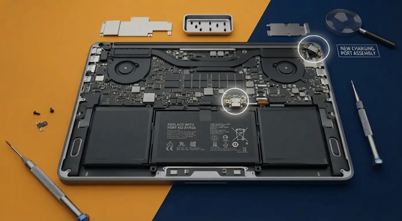 Affordable Laptop Charging Port Repair