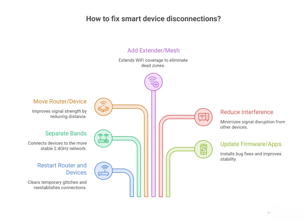 Why Do My Smart Home Devices Keep Disconnecting From the WiFi Network