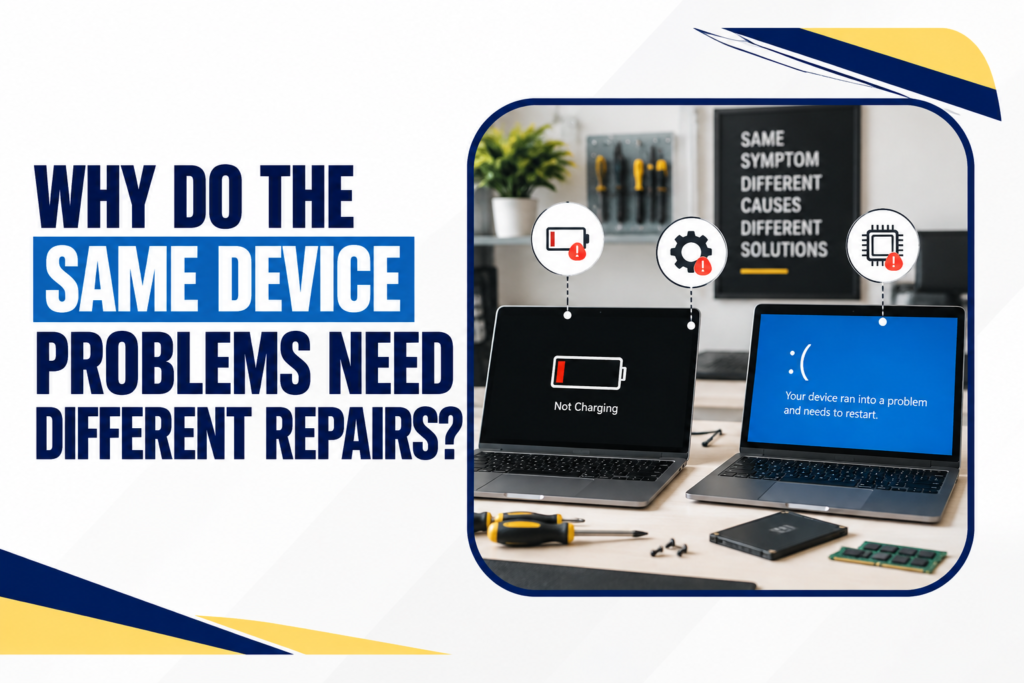Why Do the Same Device Problems Need Different Repairs?
