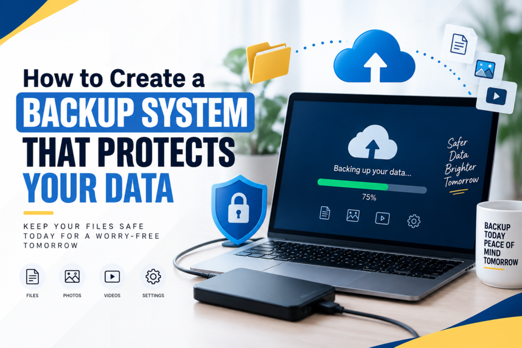 How to Create a Backup System That Protects Your Data in 2026