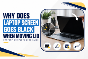 laptop screen goes black when moving lid