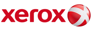 Xerox Logo with Glossy Red Orb